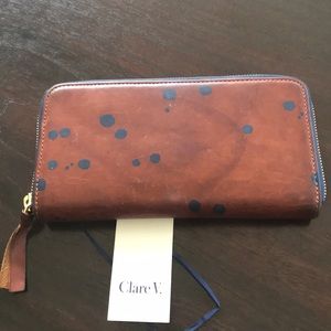 Clare V. zip wallet.